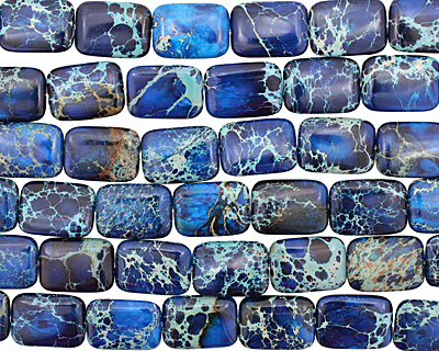 Midnight Blue Impression Jasper Thin Pillow 25x18mm