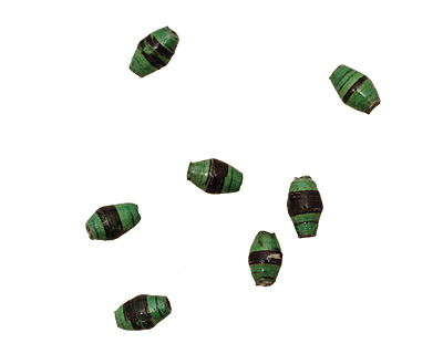 African Paper (forest, black) Rice 9-10x6mm