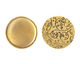 Nunn Design Antique Gold (plated) Crest Circle Tag 20.5mm
