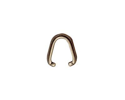 TierraCast Antique Brass (plated) Nouveau Pinch Bail 4x12mm
