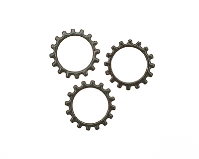 C-Koop Enameled Metal Steel Gray Open Gear 19mm