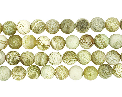 Lime Fire Agate Round 16mm