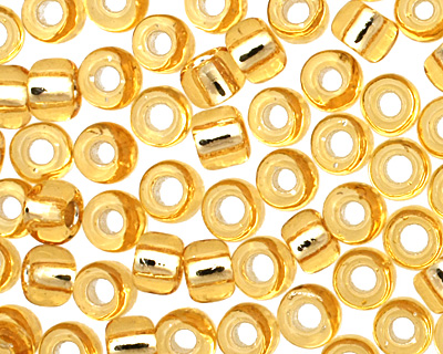 TOHO Light Topaz (with Silver Lining) Round 8/0 Seed Bead