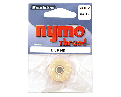 Nymo Dark Pink Size D (0.3mm) Thread