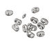 Pewter Wavy Oval 15x11mm