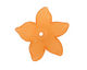 Lucite Tiger Lily 5 Petal Flower 2x20mm