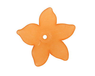 Lucite Tiger Lily 5 Petal Flower 2x20mm