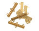 Brass Dotted Bar 1-3 Link 29x9mm