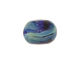 The BeadsNest Lampwork Glass Blue Rondelle 8-9x12-13mm