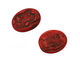Humble Beads Polymer Clay Poppy Fields Focal 31-35x26-27mm