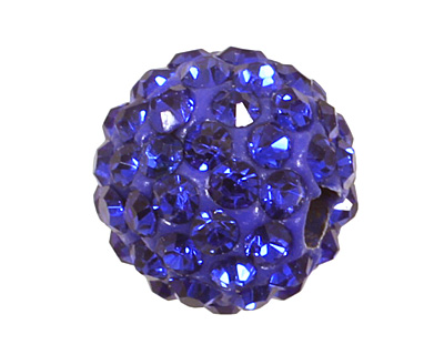 Cobalt Pave Round 8mm