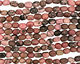 Rhodonite (w/ Extra Black Matrix) Tumbled Nugget 10-12x8-9mm