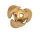 Brass Tulip Petal Bead Cap 17x14mm