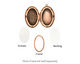 Antique Copper (plated) Oval Ornate Heirloom Locket 27x37mm