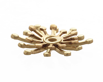 Brass Layered Snowflake 18mm