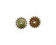 C-Koop Enameled Metal Olive Closed Gear 19mm