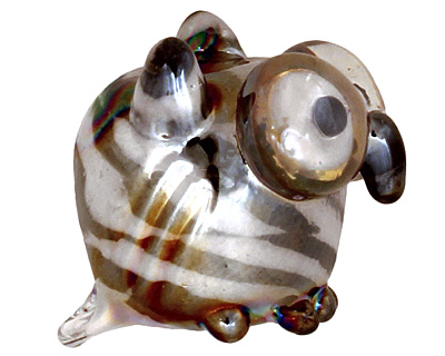 Unicorne Beads Tiny Mini Owl 14mm