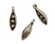 Green Girl Pewter Pea Pod 9x27mm