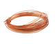 Soft Flex Non-Tarnish Copper Half Round Craft Wire 18 gauge, 7 yards