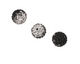 Jet/Crystal Ombre Pave Round 10mm (1.5mm hole)