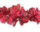 Ruby Impression Jasper Flat Freeform Drop Graduated 5-26x15-44mm