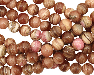 Brown Rhodochrosite (A) Round 10mm