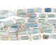 Beryl Morganite 6 Sided Barrel Rondelle 4-13x7-9mm