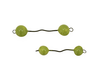 Jangles Ceramic Chartreuse Wavy Link 56-67x11-12mm