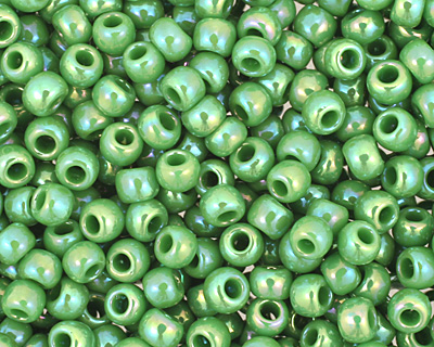 TOHO Opaque Rainbow Mint Green Round 11/0 Seed Bead