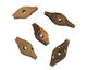 African Brass Horse Eye 39-48x19-21mm