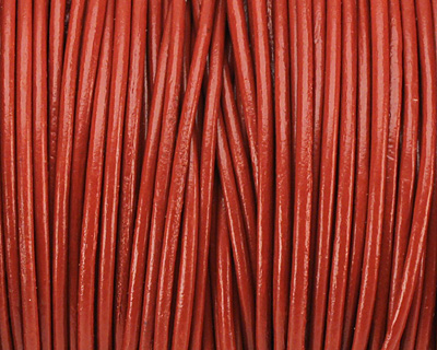 Brick Round Leather Cord 1.5mm