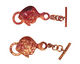 Patricia Healey Copper Fish Toggle Clasp 46x24mm, 22mm bar