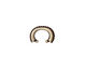 TierraCast Antique Brass (plated) Small Beaded Pinch Bail 2x10mm