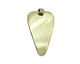 Brass Lipped Heart Bezel 29x53mm