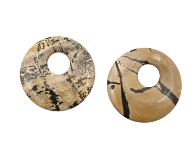 Artistic Jasper Off Center Donut 50mm