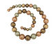 Multi (bronze, seafoam, verde) Shell Pearl Graduated 8-16mm