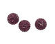 Violet Pave Round 12mm