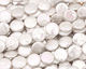 Pearly White Coin 12-14mm