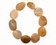 Fossil Coral (yellow) Freeform Slab Graduated 34-41x25-34mm