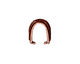 TierraCast Antique Copper (plated) Spiral Pinch Bail 7x15mm