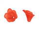 Lucite Cardinal Mini Trumpet Flower 8x10mm