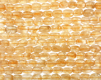 Citrine Irregular Thin Pillow 11-14x10-11mm