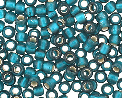 TOHO Teal (with Frosted Silver Lining) Round 11/0 Seed Bead