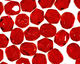 Czech Fire Polished Glass Ruby Round 4mm