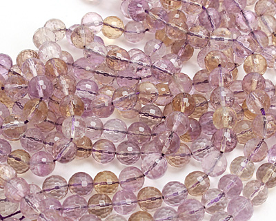 Ametrine Faceted Round 9-10mm