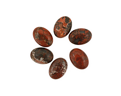 Brecciated Jasper Oval Cabochon 13x18mm