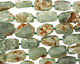 Prehnite Faceted Freeform Nugget Graduated 26-34x17-18mm