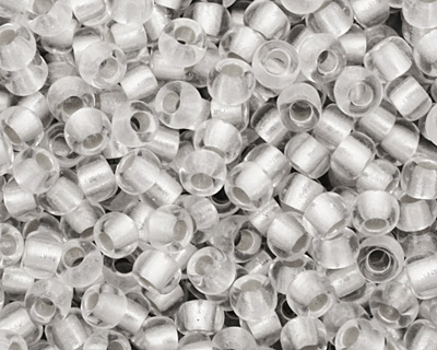 TOHO Crystal (with Frosted Silver Lining) Round 11/0 Seed Bead