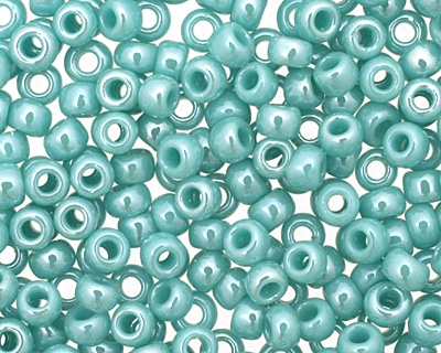 TOHO Opaque Lustered Turquoise Round 11/0 Seed Bead