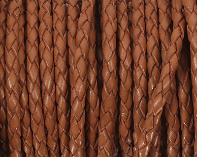 Saddle Braided Leather Bolo Cord 3mm